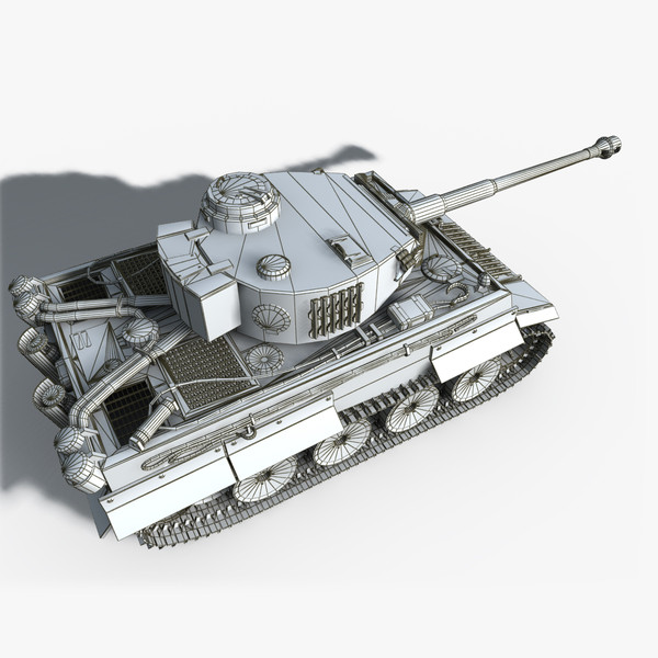 tanks machine 3d obj - Panzerkampfwagen VI Ausf E by Endure