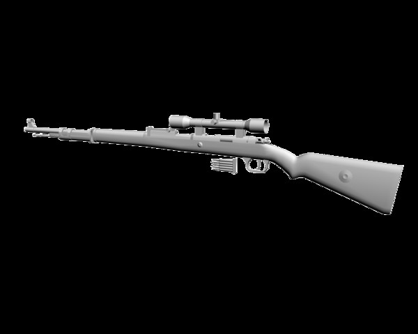 3d model kar98k kar 98 - Kar98k by mateogala