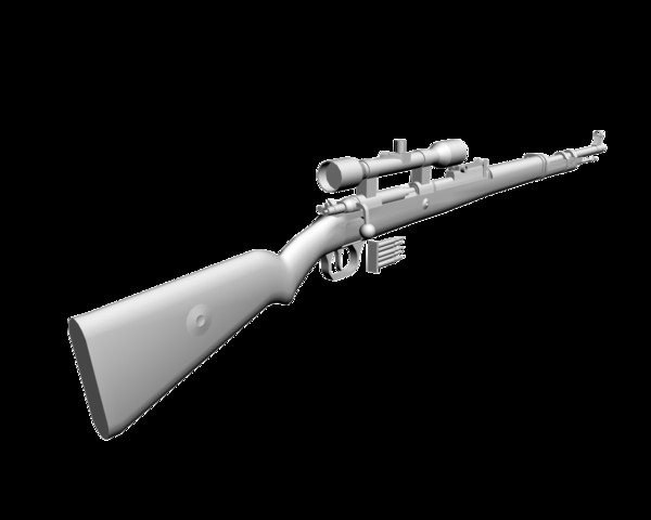 3d model kar98k kar 98 - Kar98k by mateogala
