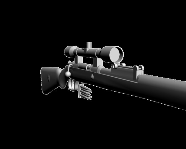 3d model kar98k kar 98 - Kar98k by mateogala