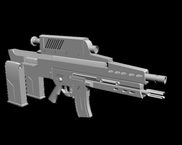 xm29 oicw 3d model - XM29 OICW by mateogala