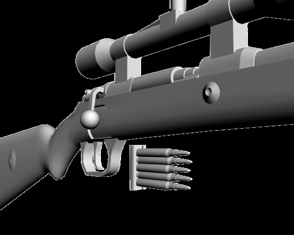 3d model kar98k kar 98 - Kar98k by mateogala