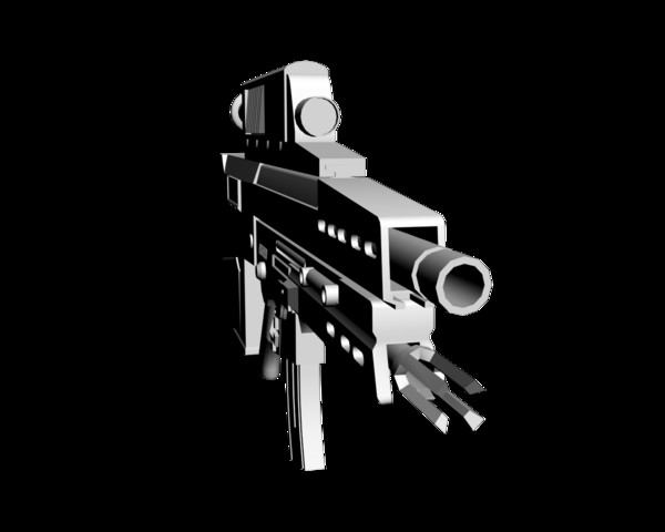 xm29 oicw 3d model - XM29 OICW by mateogala