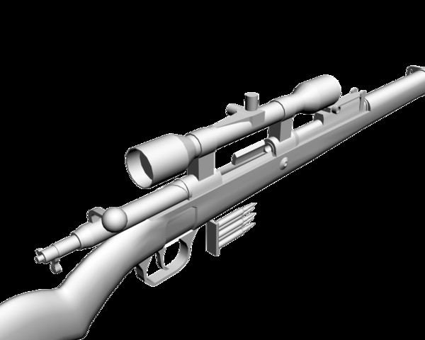 3d model kar98k kar 98 - Kar98k by mateogala
