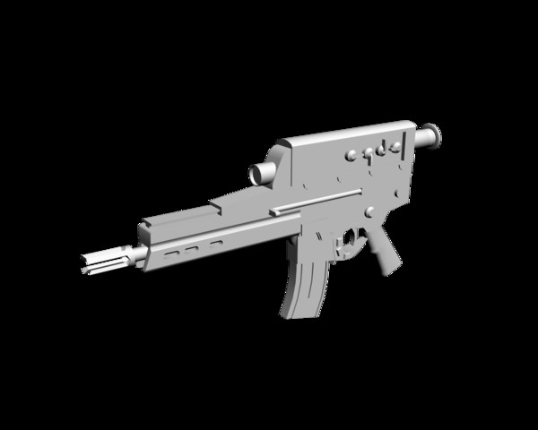 xm29 oicw 3d model - XM29 OICW by mateogala