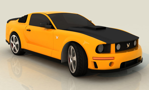 3d mustang gt model - Mustang GT Full by exceptioon