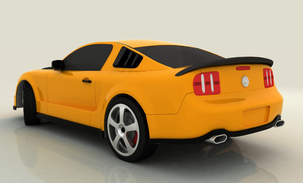 3d mustang gt model - Mustang GT Full by exceptioon