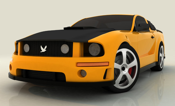 3d mustang gt model - Mustang GT Full by exceptioon
