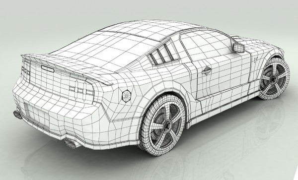 3d mustang gt model - Mustang GT Full by exceptioon