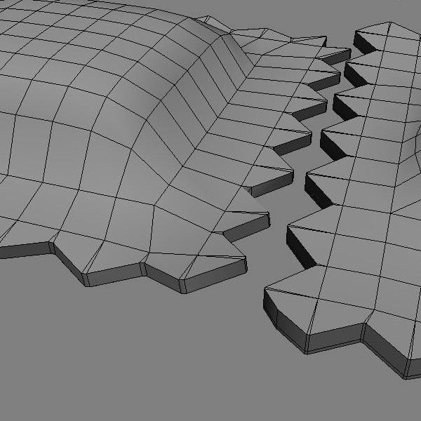 3d italian pasta agnolotti model - Agnolotti pasta by Sirren