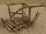 wooden wood beam 3d model