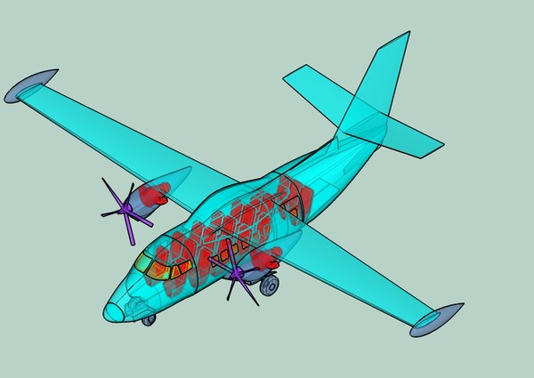 l410 utility transport assembly dwg - L410 Turbolet Short Range Utility Transport Assembly Model by RodgerSaintJohn