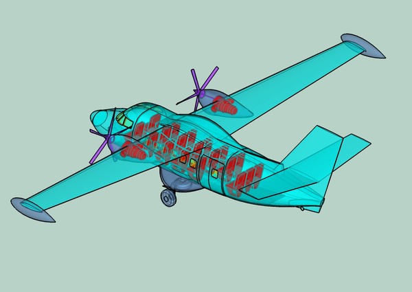 l410 utility transport assembly dwg - L410 Turbolet Short Range Utility Transport Assembly Model by RodgerSaintJohn