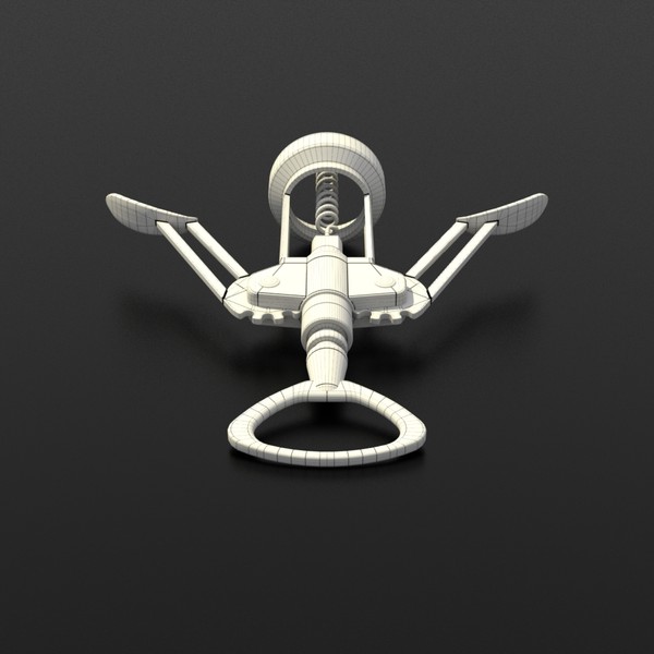 3d model of corkscrew cork screw - corkscrew by savitch