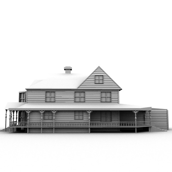 maya victorian house - Victorian House by KeremGogus