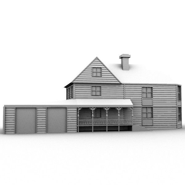 maya victorian house - Victorian House by KeremGogus