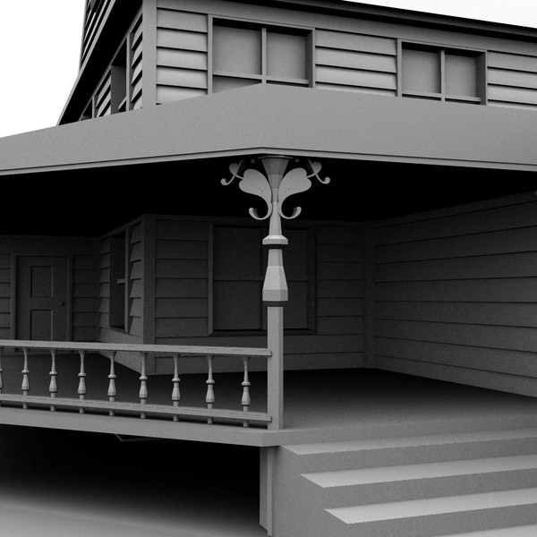 maya victorian house - Victorian House by KeremGogus