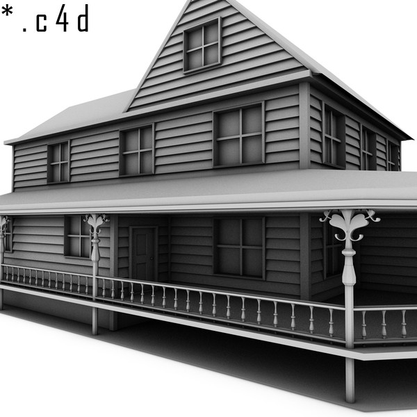maya victorian house - Victorian House by KeremGogus