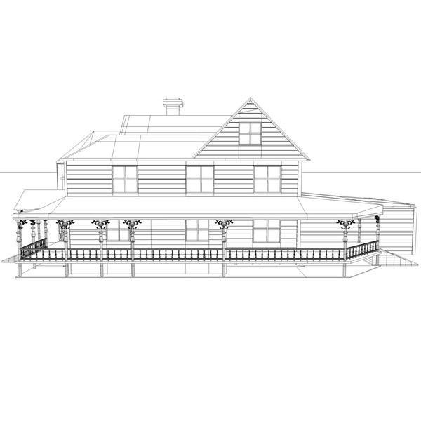 maya victorian house - Victorian House by KeremGogus