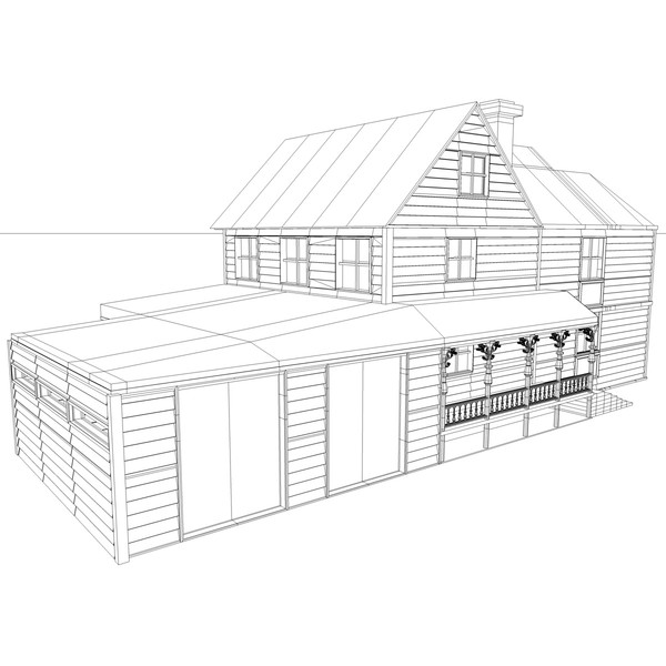 maya victorian house - Victorian House by KeremGogus