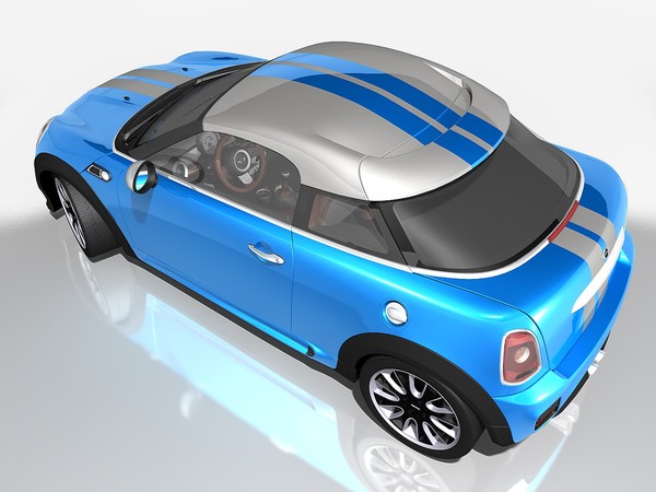 mini coupe concept 2009 3d model - Mini Coupe Concept 2009 by TiRex3D
