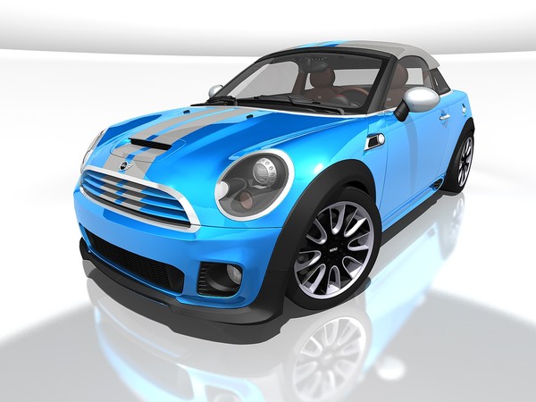 mini coupe concept 2009 3d model - Mini Coupe Concept 2009 by TiRex3D