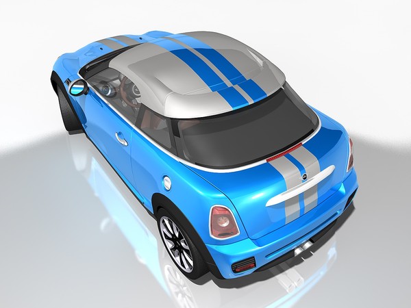 mini coupe concept 2009 3d model - Mini Coupe Concept 2009 by TiRex3D