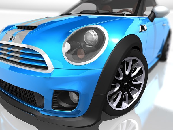 mini coupe concept 2009 3d model - Mini Coupe Concept 2009 by TiRex3D