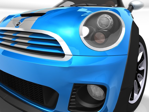 mini coupe concept 2009 3d model - Mini Coupe Concept 2009 by TiRex3D