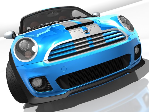 mini coupe concept 2009 3d model - Mini Coupe Concept 2009 by TiRex3D