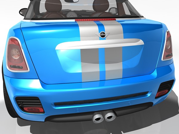 mini coupe concept 2009 3d model - Mini Coupe Concept 2009 by TiRex3D