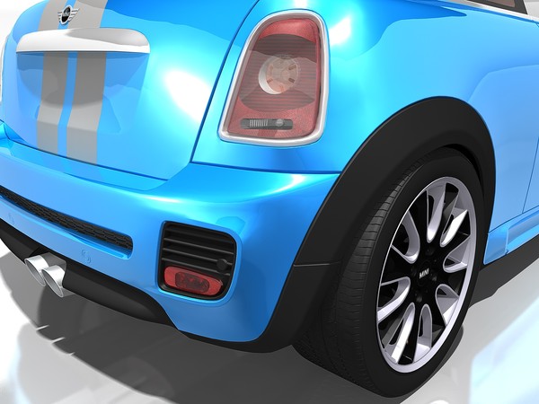 mini coupe concept 2009 3d model - Mini Coupe Concept 2009 by TiRex3D