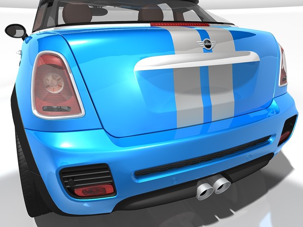 mini coupe concept 2009 3d model - Mini Coupe Concept 2009 by TiRex3D
