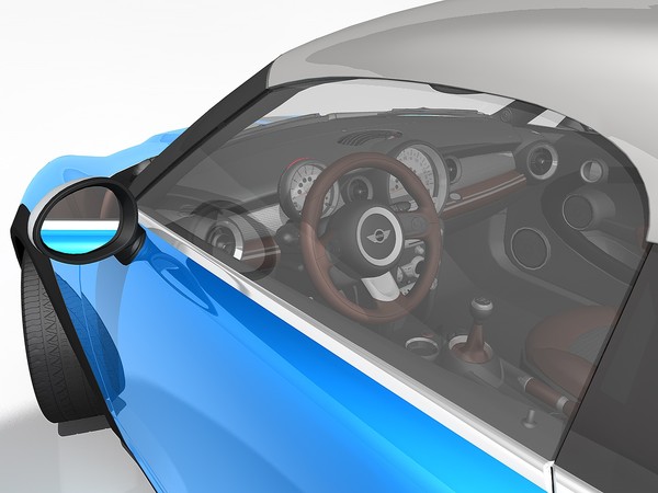 mini coupe concept 2009 3d model - Mini Coupe Concept 2009 by TiRex3D