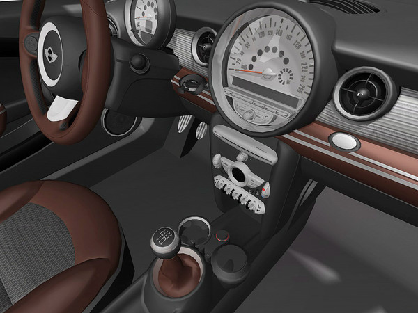 mini coupe concept 2009 3d model - Mini Coupe Concept 2009 by TiRex3D