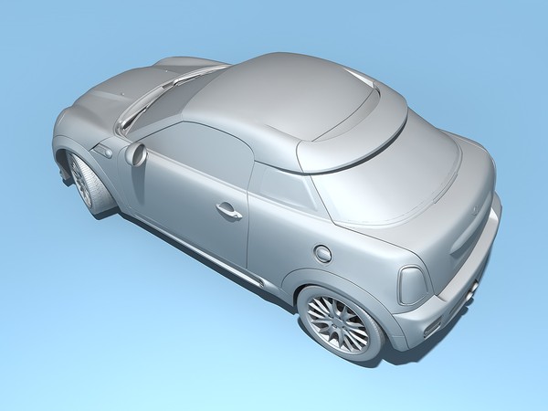 mini coupe concept 2009 3d model - Mini Coupe Concept 2009 by TiRex3D