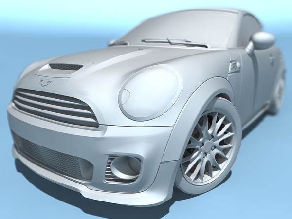 mini coupe concept 2009 3d model - Mini Coupe Concept 2009 by TiRex3D