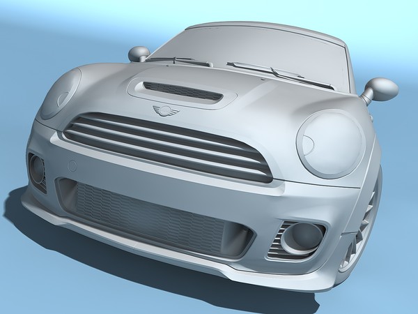 mini coupe concept 2009 3d model - Mini Coupe Concept 2009 by TiRex3D