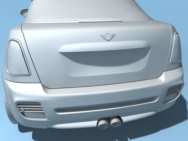 mini coupe concept 2009 3d model - Mini Coupe Concept 2009 by TiRex3D