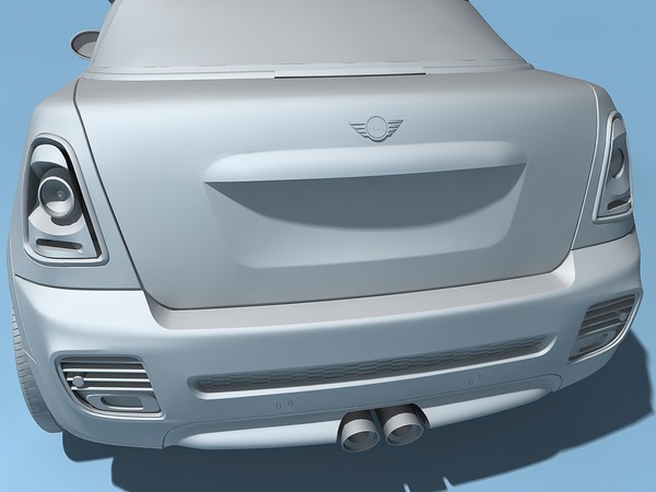 mini coupe concept 2009 3d model - Mini Coupe Concept 2009 by TiRex3D
