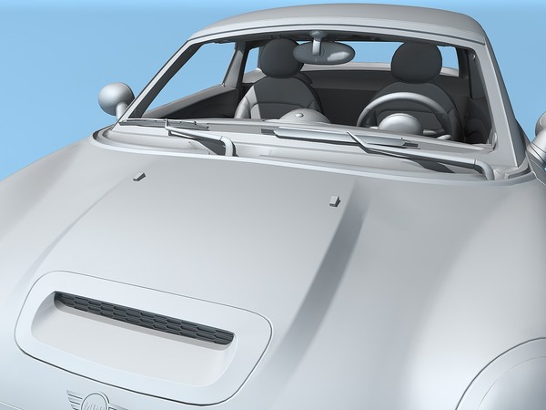 mini coupe concept 2009 3d model - Mini Coupe Concept 2009 by TiRex3D