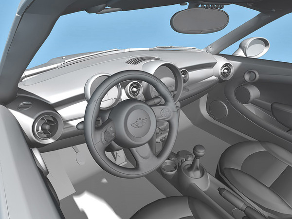 mini coupe concept 2009 3d model - Mini Coupe Concept 2009 by TiRex3D