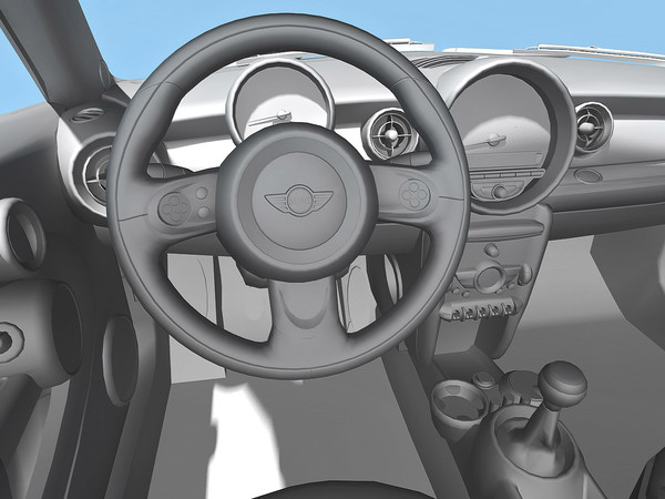 mini coupe concept 2009 3d model - Mini Coupe Concept 2009 by TiRex3D