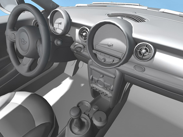 mini coupe concept 2009 3d model - Mini Coupe Concept 2009 by TiRex3D