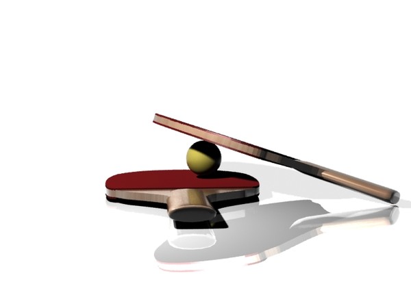 free rackets table tennis 3d model - ping pong racket by robin994
