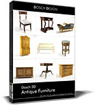 antique furniture 3d: 3d model - DOSCH 3D: Antique Furniture by Dosch Design