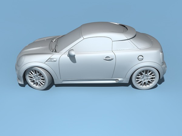 mini coupe concept 2009 3d model - Mini Coupe Concept 2009 by TiRex3D