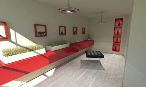 cinema4d buildings interior - DOSCH 3D: Building Interiors for VRay with Cinema4D... by Dosch Design