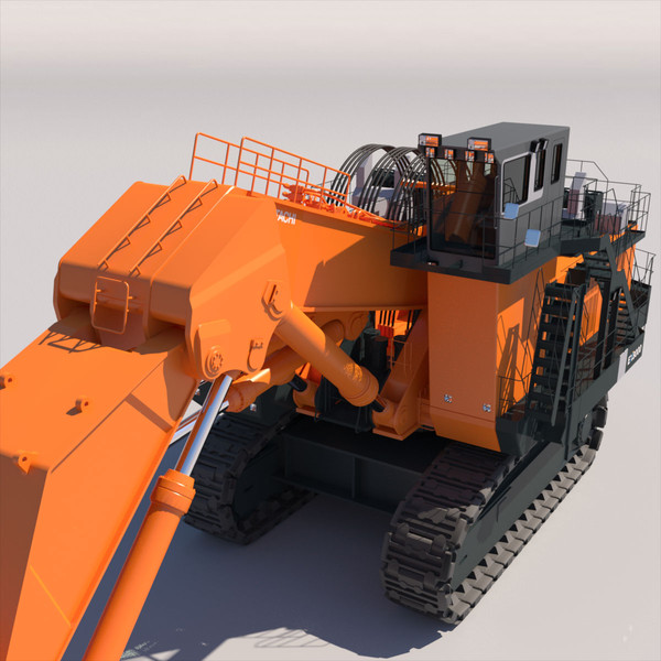 hitachi ex8000 3ds - HITACHI EX8000... by ArqArt3D