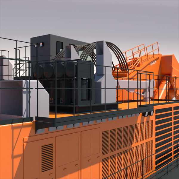 hitachi ex8000 3ds - HITACHI EX8000... by ArqArt3D